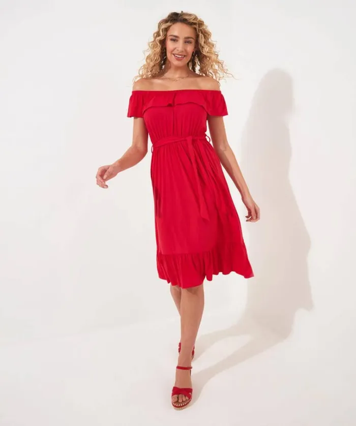 Women Joe Browns Dresses Beautiful Bardot Plain Jersey Dress Women Joe Browns Dresses Beautiful Bardot Plain Jersey Dress