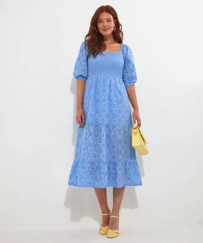 Women Joe Browns Dresses Beautiful Cotton Broderie Dress