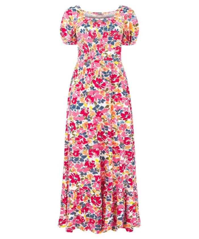Women Joe Browns Dresses Blossom Shirred Jersey Dress Women Joe Browns Dresses Blossom Shirred Jersey Dress