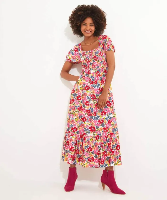 Women Joe Browns Dresses Blossom Shirred Jersey Dress Women Joe Browns Dresses Blossom Shirred Jersey Dress