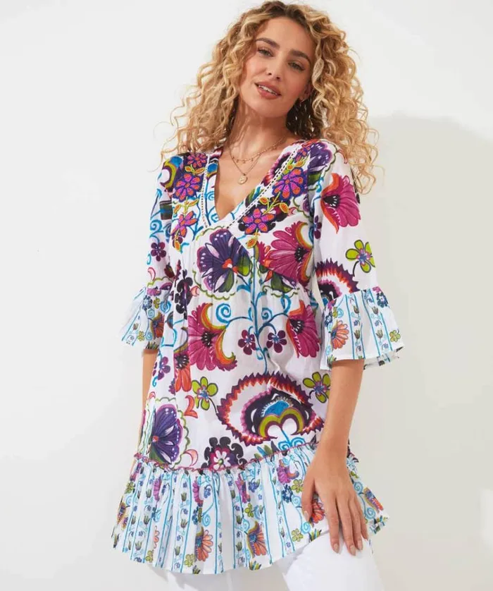 Women Joe Browns Dresses Bold And Beautiful Beaded Tunic