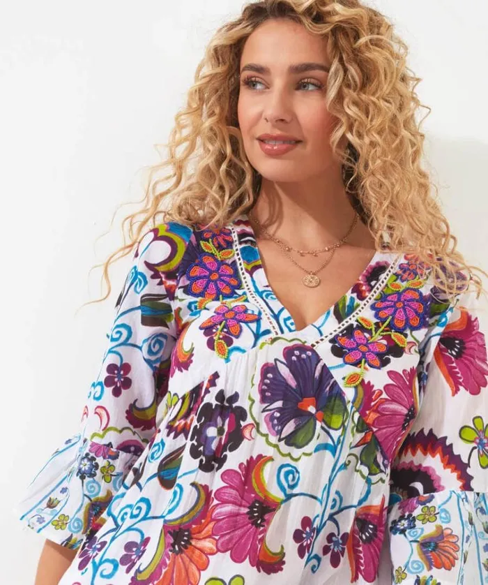 Women Joe Browns Dresses Bold And Beautiful Beaded Tunic Women Joe Browns Dresses Bold And Beautiful Beaded Tunic