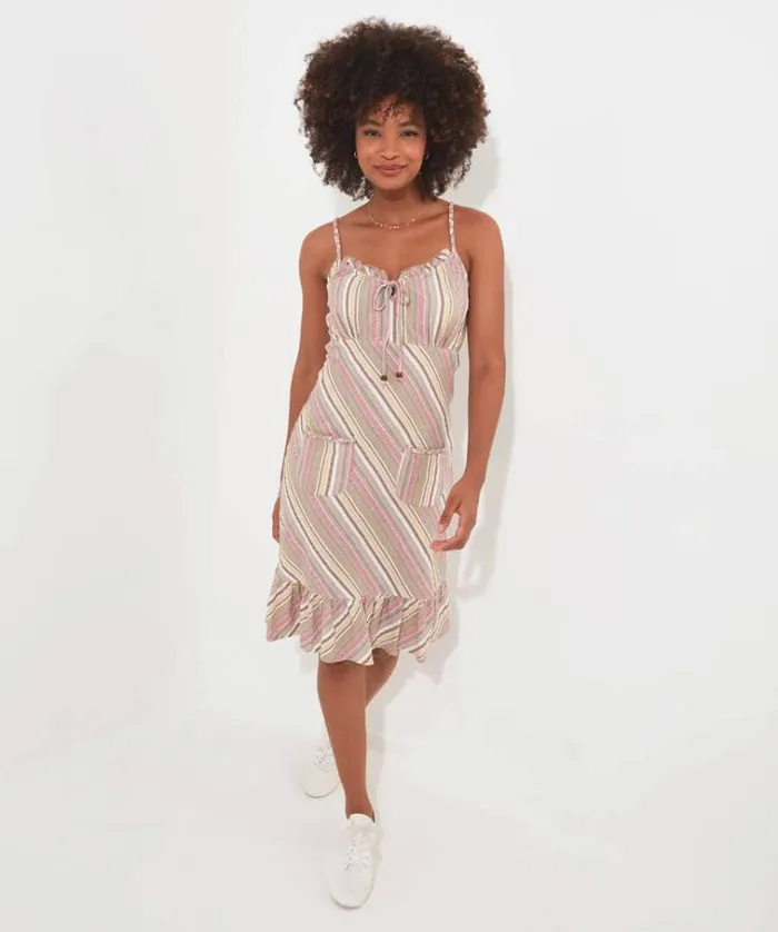 Women Joe Browns Dresses Candy Stripe Sundress