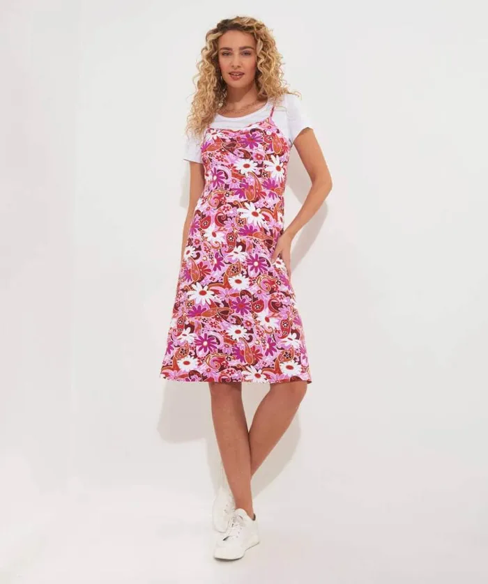 Women Joe Browns Dresses Flower Power Jersey Sundress Women Joe Browns Dresses Flower Power Jersey Sundress