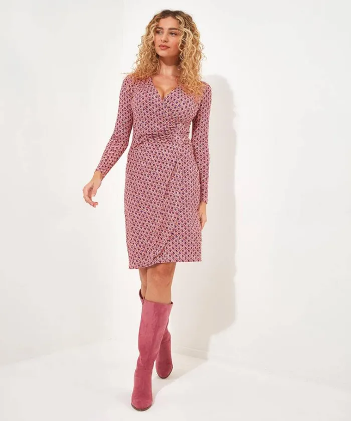 Women Joe Browns Dresses Gorgeous Geo Wrap Jersey Dress Women Joe Browns Dresses Gorgeous Geo Wrap Jersey Dress