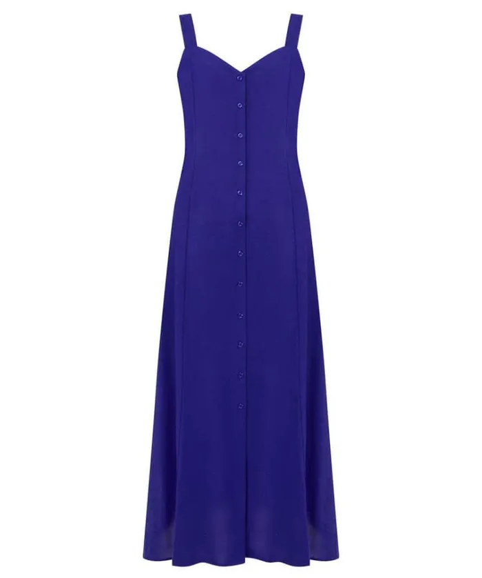 Women Joe Browns Dresses Jane Button Through Linen Blend Dress Women Joe Browns Dresses Jane Button Through Linen Blend Dress