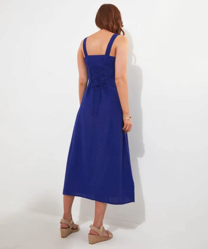 Women Joe Browns Dresses Jane Button Through Linen Blend Dress Women Joe Browns Dresses Jane Button Through Linen Blend Dress