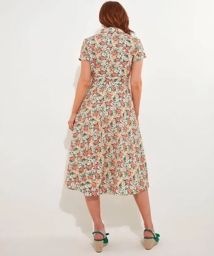 Women Joe Browns Dresses Linen Blend Floral Shirt Dress Women Joe Browns Dresses Linen Blend Floral Shirt Dress