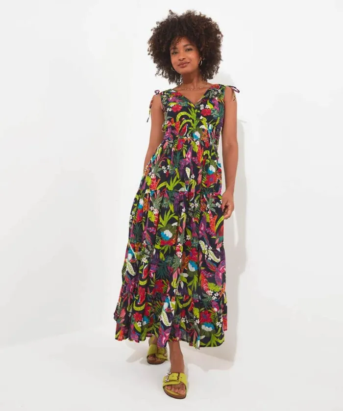 Women Joe Browns Dresses Lullah Tropical Cotton Sundress Women Joe Browns Dresses Lullah Tropical Cotton Sundress