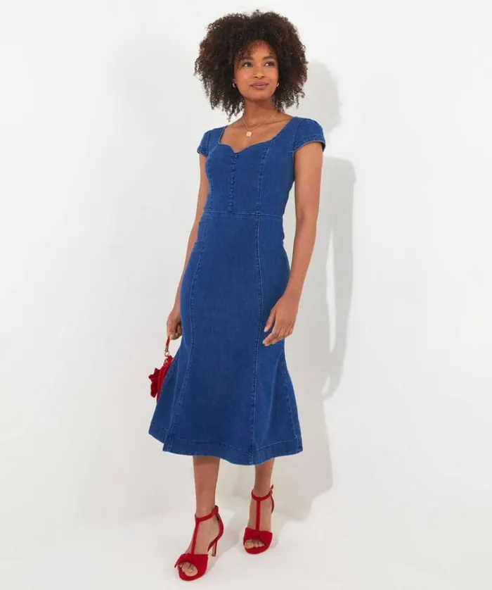 Women Joe Browns Dresses Marcie Denim Dress Women Joe Browns Dresses Marcie Denim Dress