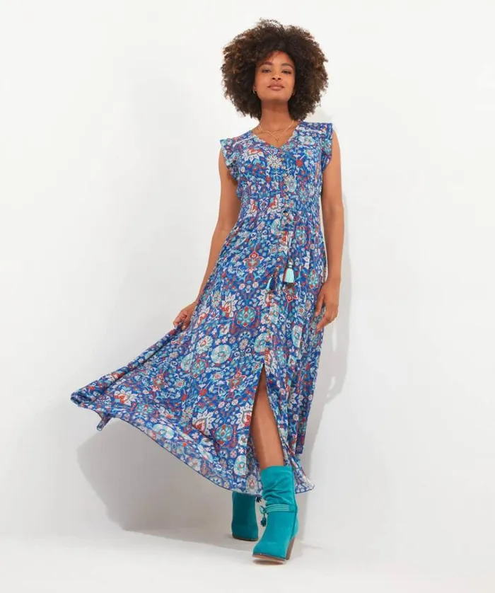 Women Joe Browns Dresses Moroccan Blue Sundress