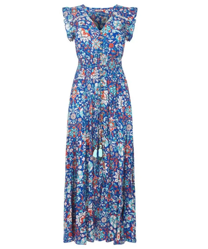 Women Joe Browns Dresses Moroccan Blue Sundress Women Joe Browns Dresses Moroccan Blue Sundress