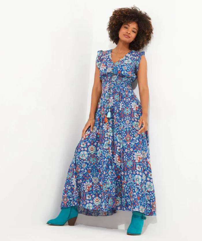 Women Joe Browns Dresses Moroccan Blue Sundress Women Joe Browns Dresses Moroccan Blue Sundress