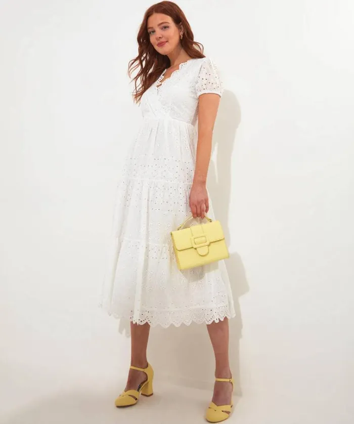 Women Joe Browns Dresses Penelope Broderie Dress Women Joe Browns Dresses Penelope Broderie Dress