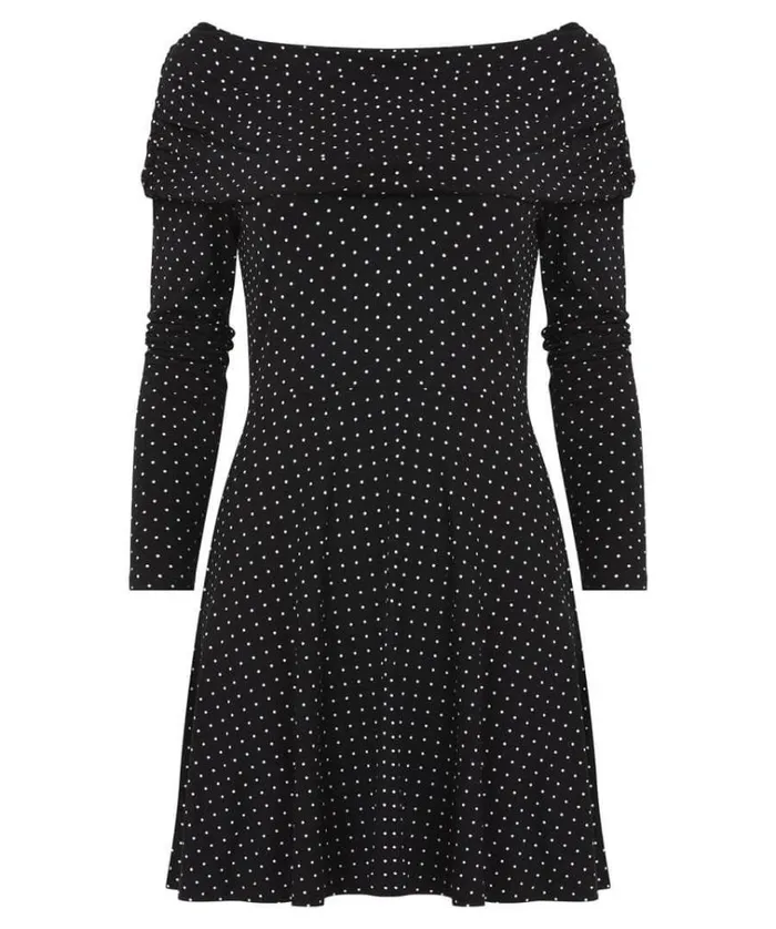 Women Joe Browns Dresses Perfect Polka Bardot Dress Women Joe Browns Dresses Perfect Polka Bardot Dress