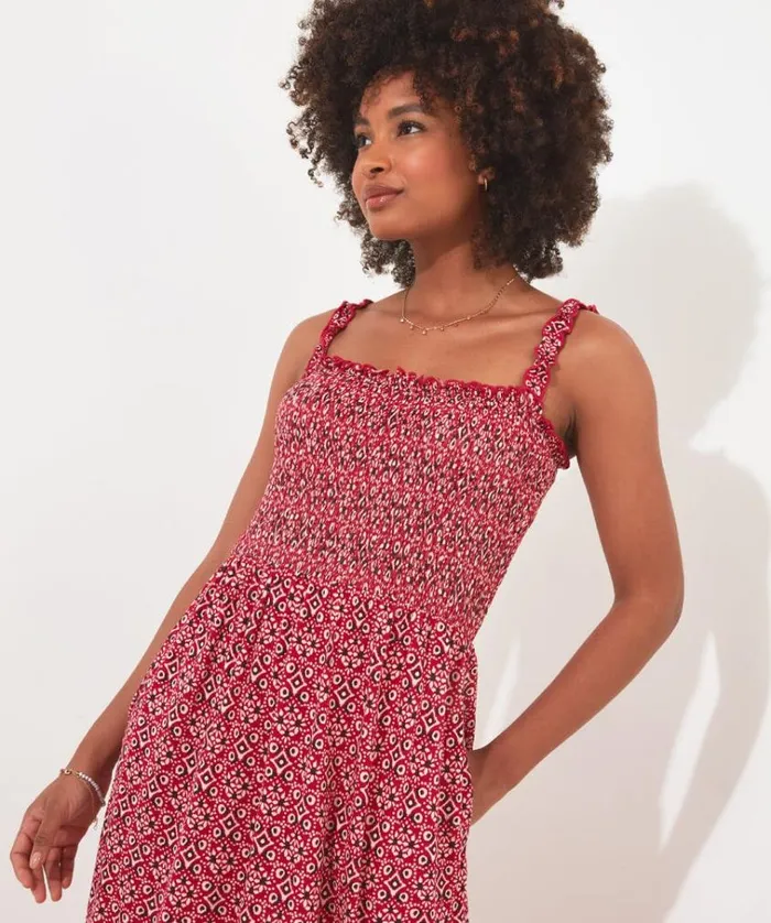 Women Joe Browns Dresses Polly Jersey Dress Tile Print Women Joe Browns Dresses Polly Jersey Dress Tile Print
