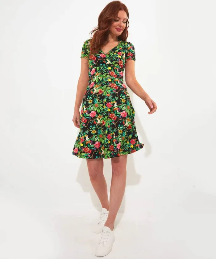 Women Joe Browns Dresses Pretty Parrot Jersey Dress Women Joe Browns Dresses Pretty Parrot Jersey Dress