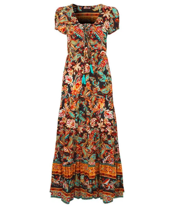 Women Joe Browns Dresses Saffron Border Print Dress Women Joe Browns Dresses Saffron Border Print Dress