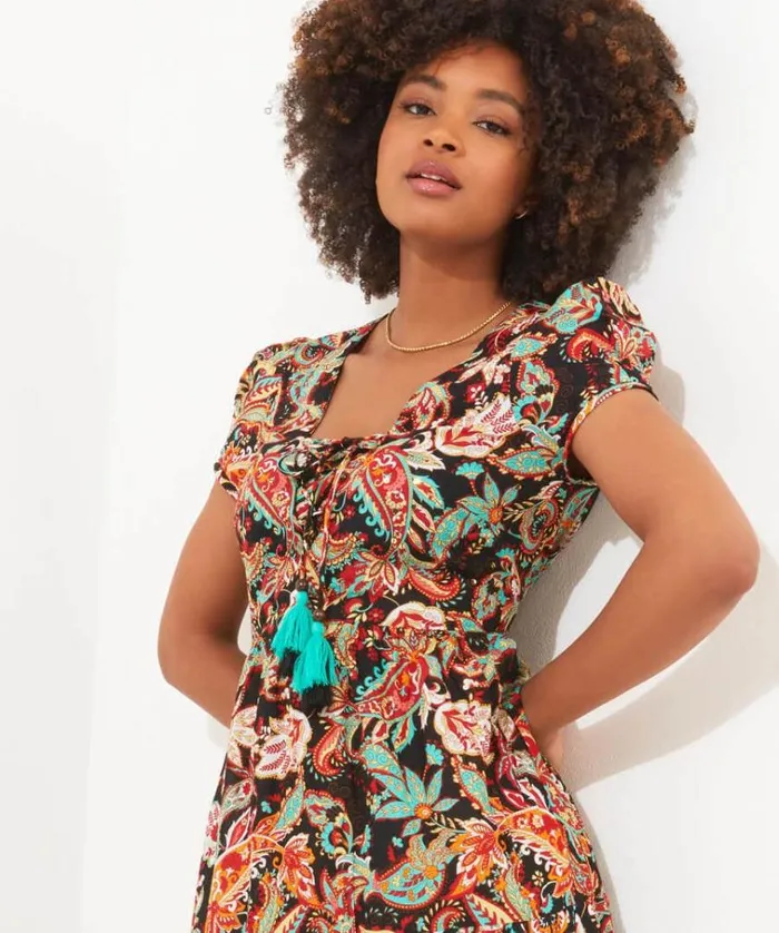 Women Joe Browns Dresses Saffron Border Print Dress Women Joe Browns Dresses Saffron Border Print Dress