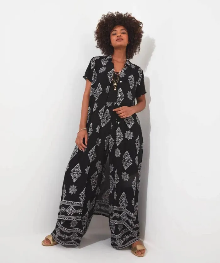Women Joe Browns Dresses Stunning Border Print Overshirt