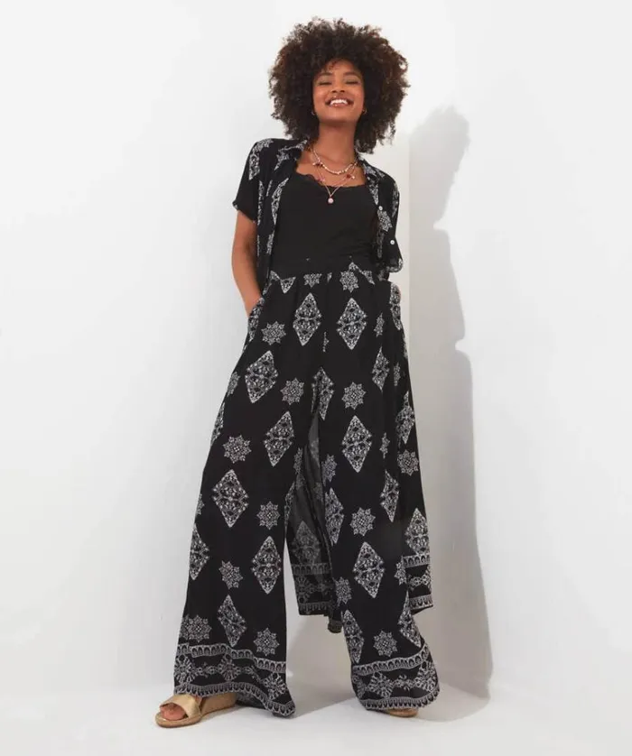 Women Joe Browns Dresses Stunning Border Print Overshirt Women Joe Browns Dresses Stunning Border Print Overshirt