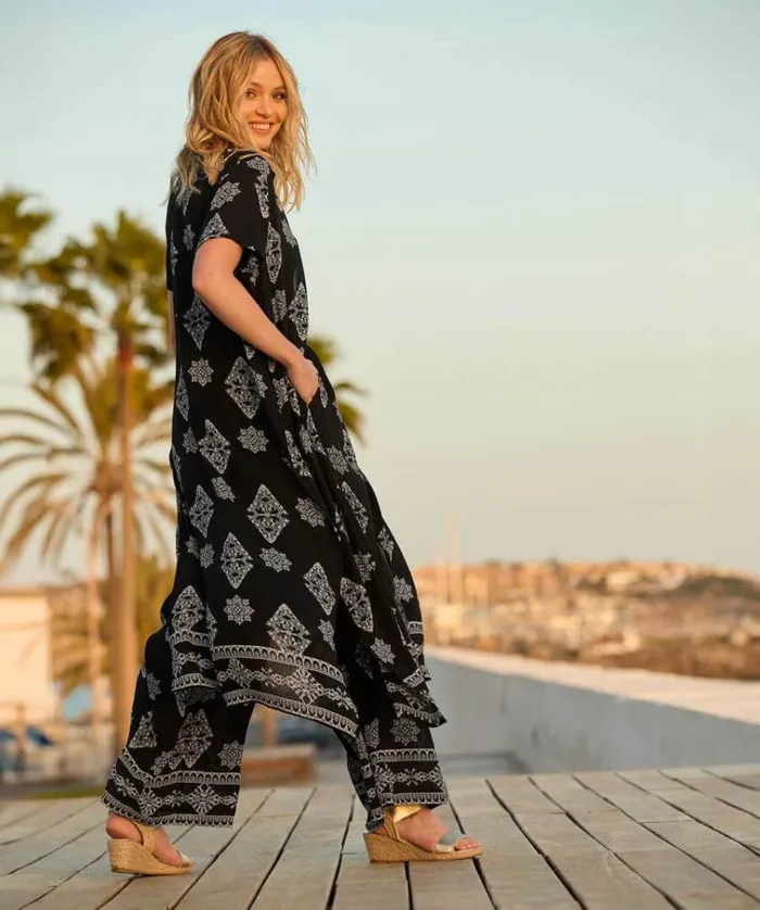 Women Joe Browns Dresses Stunning Border Print Overshirt Women Joe Browns Dresses Stunning Border Print Overshirt