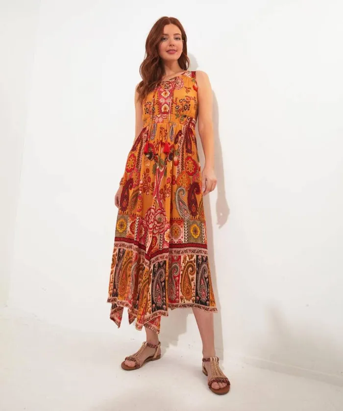 Women Joe Browns Dresses Stunning Scarf Print Dress