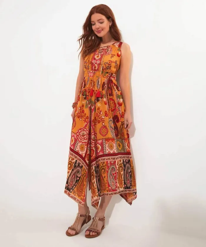 Women Joe Browns Dresses Stunning Scarf Print Dress Women Joe Browns Dresses Stunning Scarf Print Dress