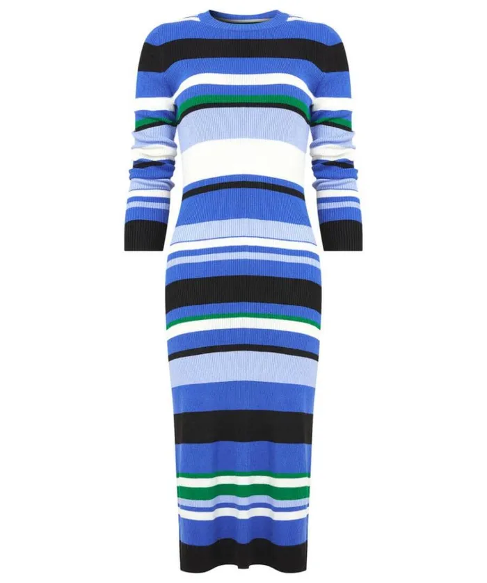 Women Joe Browns Dresses Summer Chic Striped Rib Knit Dress Women Joe Browns Dresses Summer Chic Striped Rib Knit Dress