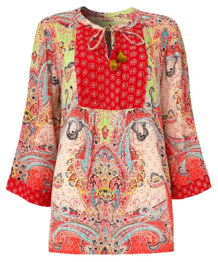 Women Joe Browns Dresses Sunset Dreams Scarf Print Top Women Joe Browns Dresses Sunset Dreams Scarf Print Top