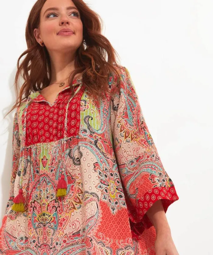 Women Joe Browns Dresses Sunset Dreams Scarf Print Top Women Joe Browns Dresses Sunset Dreams Scarf Print Top