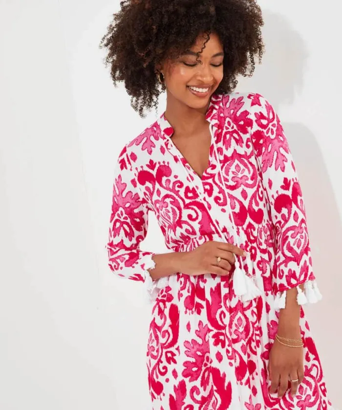Women Joe Browns Dresses Tassel Trim Tunic Women Joe Browns Dresses Tassel Trim Tunic