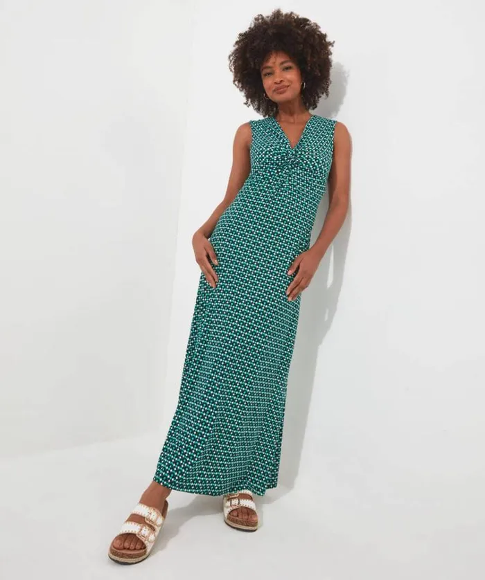 Women Joe Browns Dresses Twist Front Geo Jersey Dress Women Joe Browns Dresses Twist Front Geo Jersey Dress