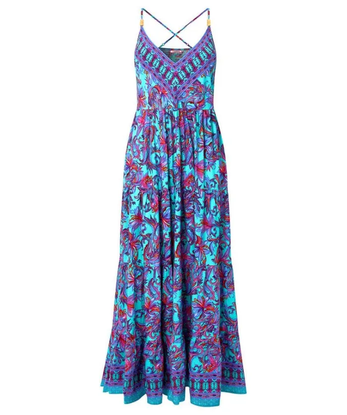 Women Joe Browns Dresses Vibrant Border Print Sundress Women Joe Browns Dresses Vibrant Border Print Sundress