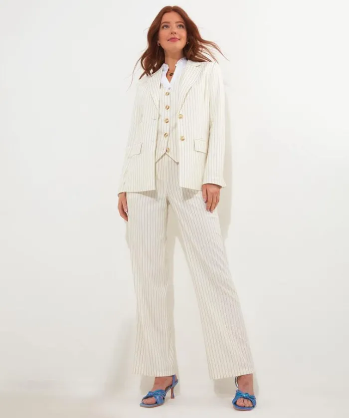 Women Joe Browns Jackets and Coats Bianca Pinstripe Jacket Women Joe Browns Jackets and Coats Bianca Pinstripe Jacket