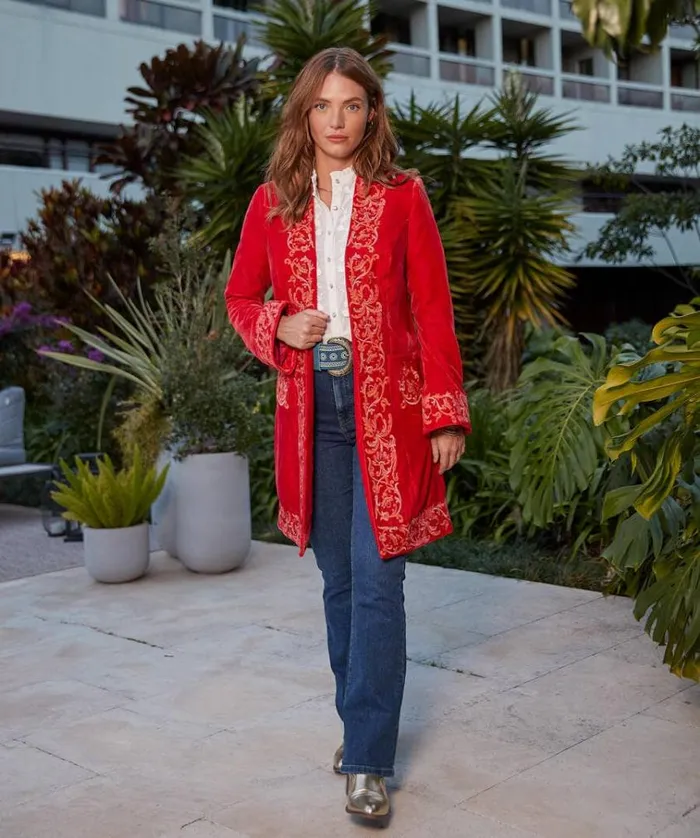 Women Joe Browns Jackets and Coats Embroidered Longline Boutique Jacket Women Joe Browns Jackets and Coats Embroidered Longline Boutique Jacket