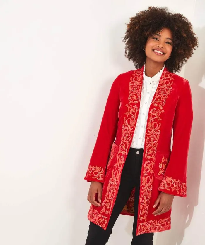Women Joe Browns Jackets and Coats Embroidered Longline Boutique Jacket Women Joe Browns Jackets and Coats Embroidered Longline Boutique Jacket