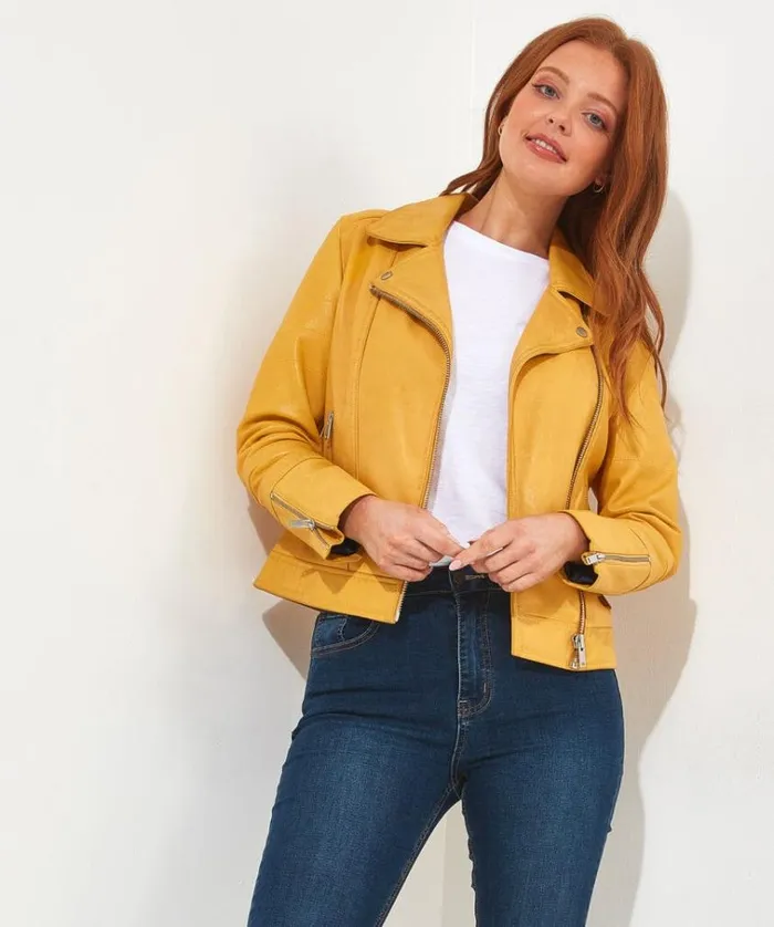 Women Joe Browns Jackets and Coats Kiara Leather Jacket Women Joe Browns Jackets and Coats Kiara Leather Jacket