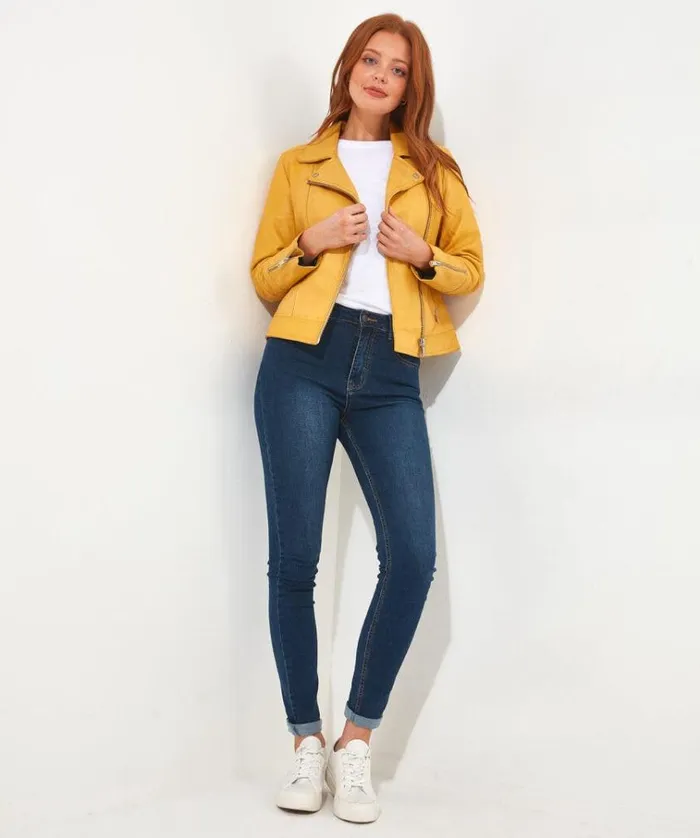 Women Joe Browns Jackets and Coats Kiara Leather Jacket Women Joe Browns Jackets and Coats Kiara Leather Jacket