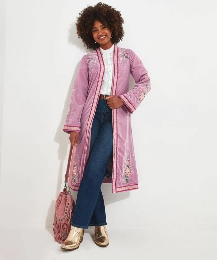 Women Joe Browns Jackets and Coats Luna Embroidered Boutique Kimono