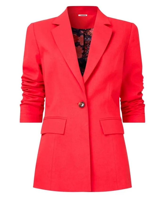 Women Joe Browns Jackets and Coats Lyla Linen Blend Tailored Jacket Women Joe Browns Jackets and Coats Lyla Linen Blend Tailored Jacket