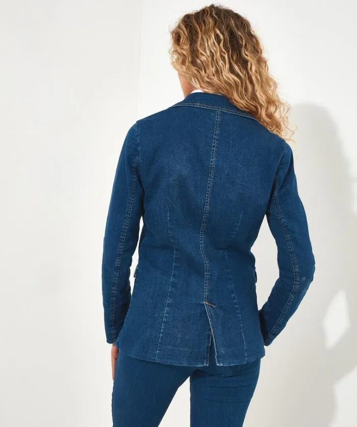 Women Joe Browns Jackets and Coats The Aurora Denim Blazer Women Joe Browns Jackets and Coats The Aurora Denim Blazer
