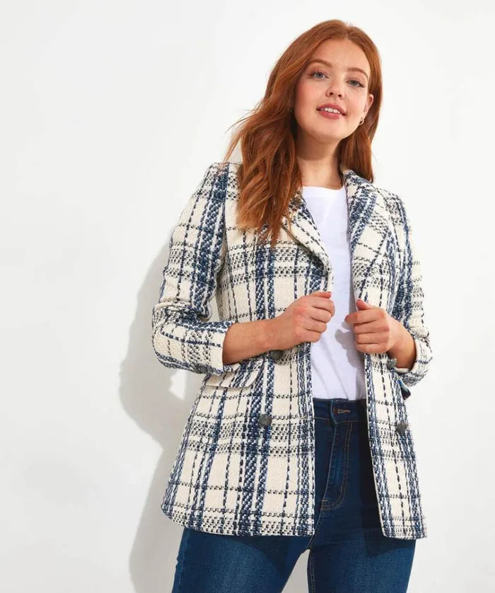 Women Joe Browns Jackets and Coats The Ella Checked Jacket