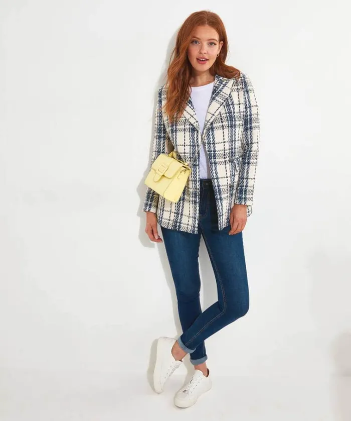 Women Joe Browns Jackets and Coats The Ella Checked Jacket Women Joe Browns Jackets and Coats The Ella Checked Jacket