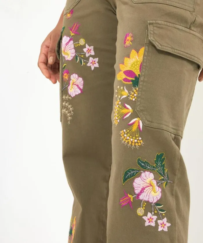 Women Joe Browns Jeans and Trousers Embroidered Cargo Pants Women Joe Browns Jeans and Trousers Embroidered Cargo Pants