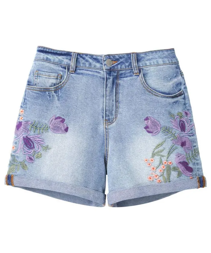 Women Joe Browns Jeans and Trousers Embroidered Denim Short Women Joe Browns Jeans and Trousers Embroidered Denim Short