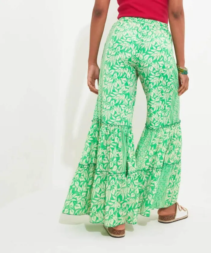 Women Joe Browns Jeans and Trousers Ibiza Days Printed Tiered Trousers Women Joe Browns Jeans and Trousers Ibiza Days Printed Tiered Trousers