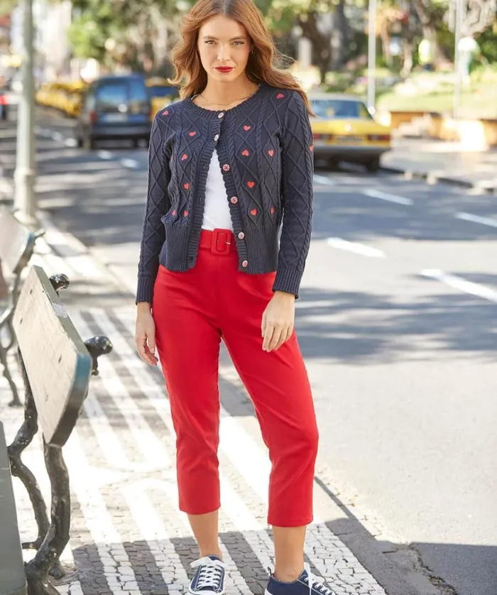 Women Joe Browns Jeans and Trousers Marylin Capri Trouser
