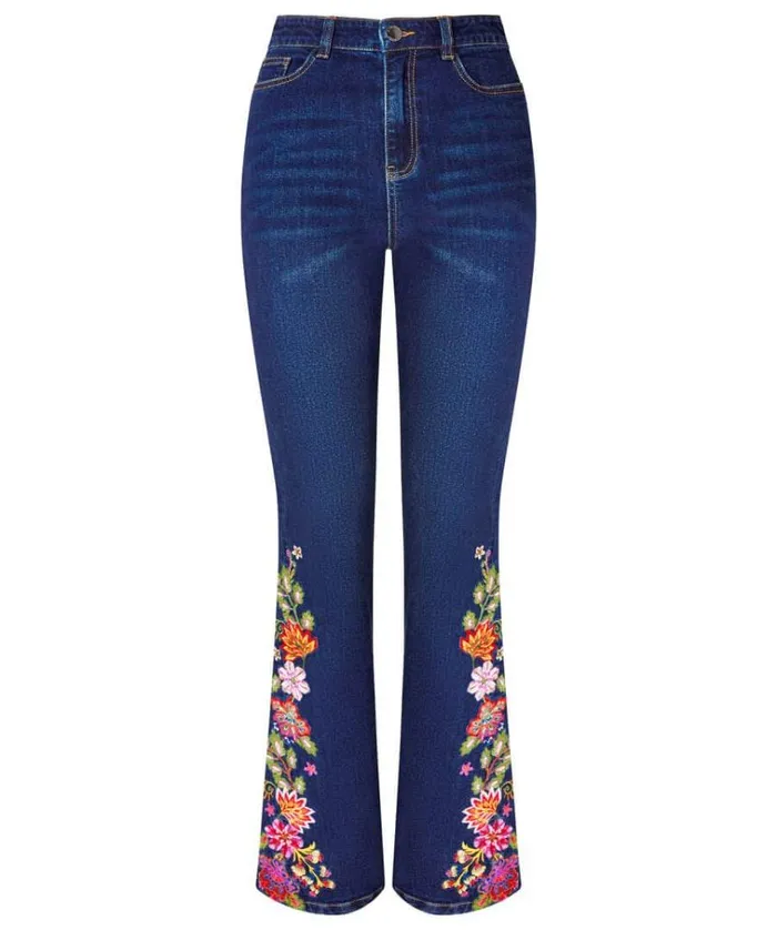Women Joe Browns Jeans and Trousers Valentina Embroidered Jeans Women Joe Browns Jeans and Trousers Valentina Embroidered Jeans