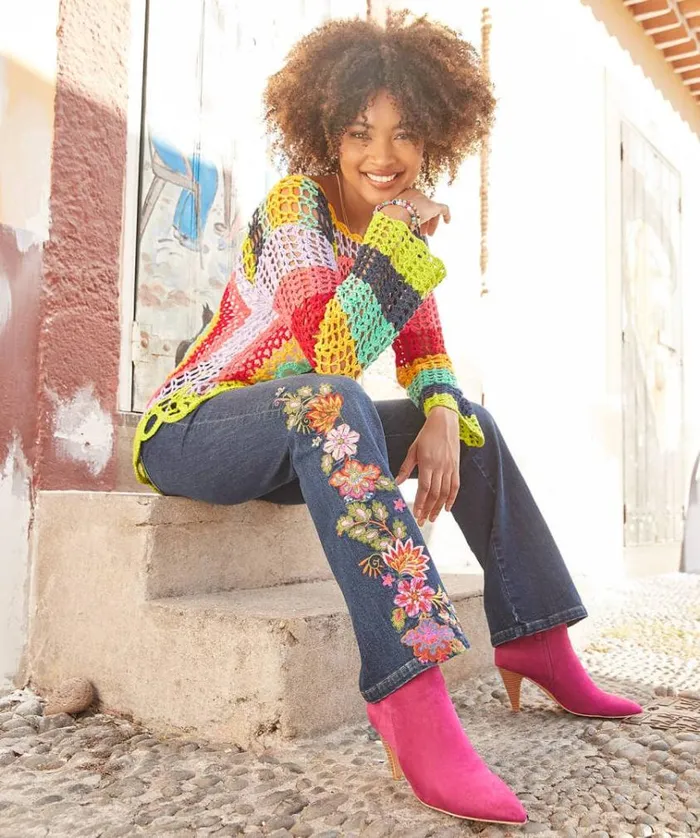 Women Joe Browns Jeans and Trousers Valentina Embroidered Jeans Women Joe Browns Jeans and Trousers Valentina Embroidered Jeans